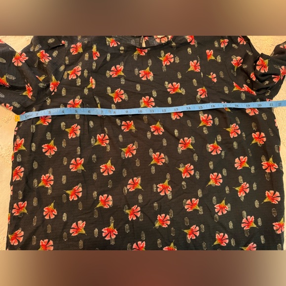 Loft Floral Long Sleeve Blouse - Picture 8 of 8